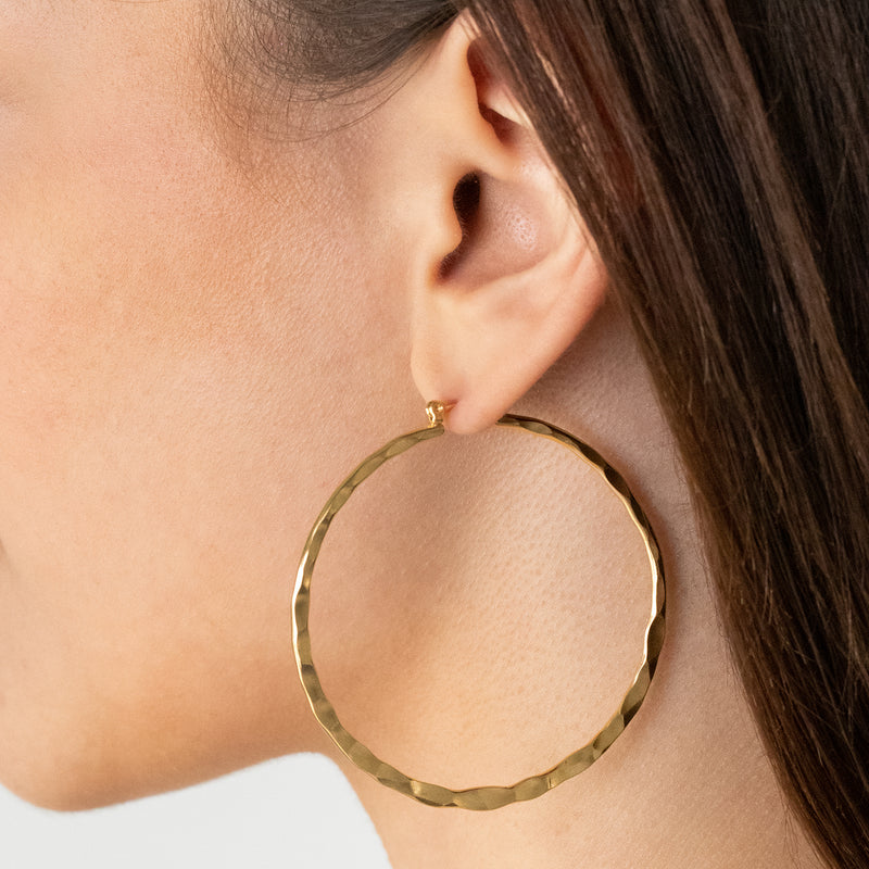 Hammered Hoops